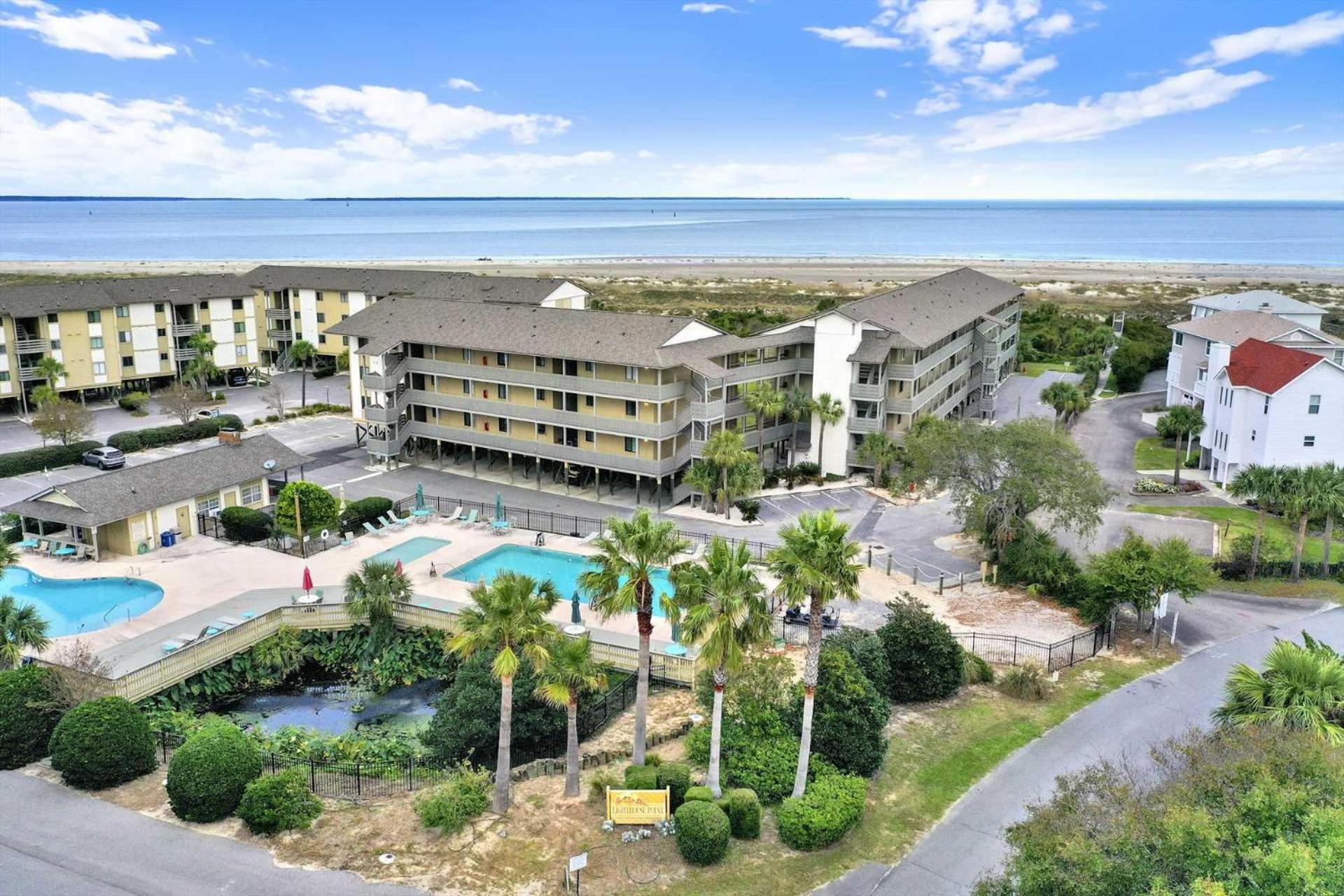 Lighthouse Point Rental 8B タイビーアイランド エクステリア 写真