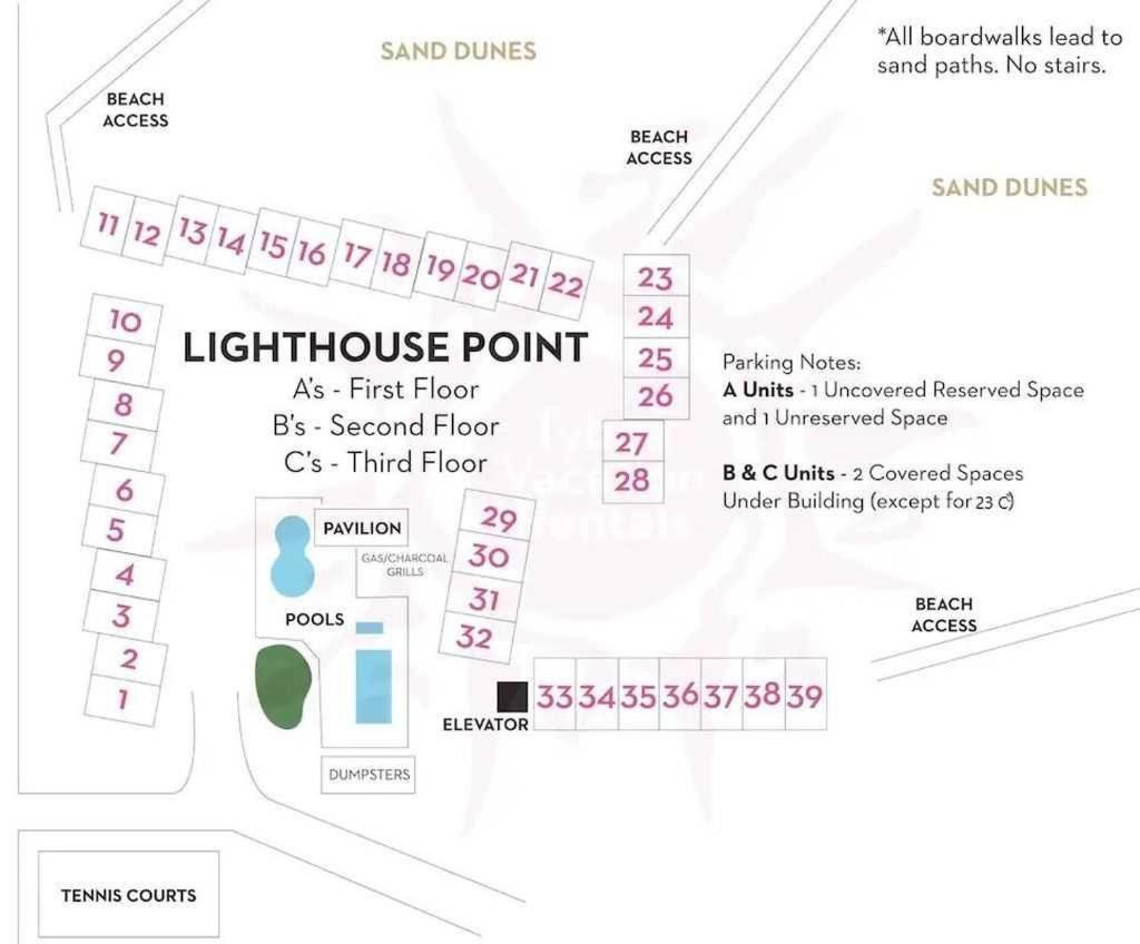 Lighthouse Point Rental 8B タイビーアイランド エクステリア 写真